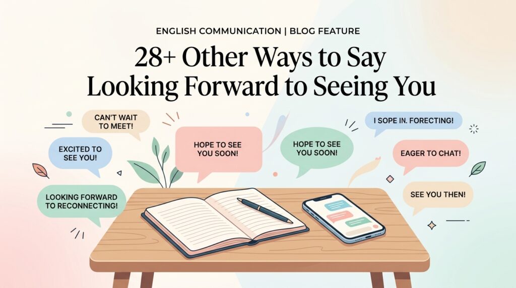 28+ Other Ways to Say "Looking Forward to Seeing You"