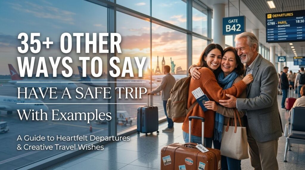 other ways to say have a safe trip