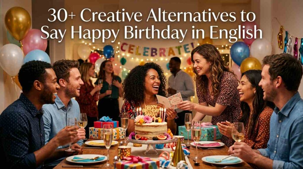 30+ Creative Alternatives to Say Happy Birthday in English