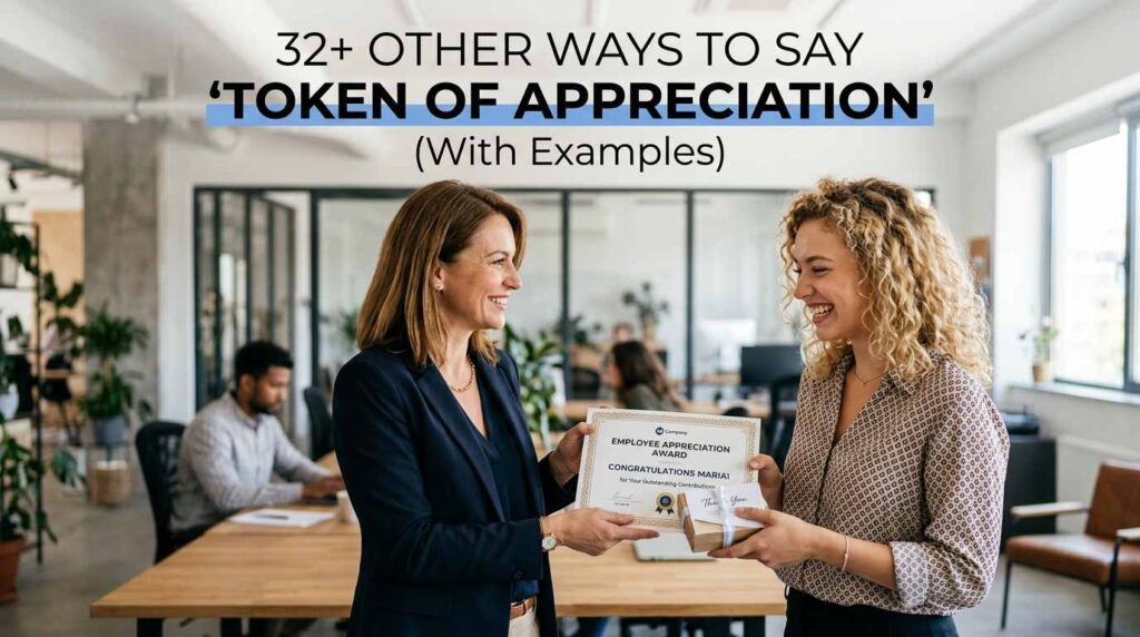 32+ Other Ways to Say "Token of Appreciation" (With Examples)