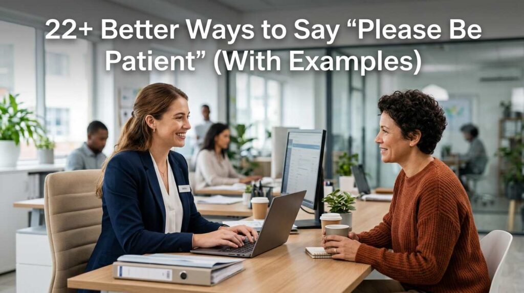22+ Better Ways to Say “Please Be Patient” (With Examples)