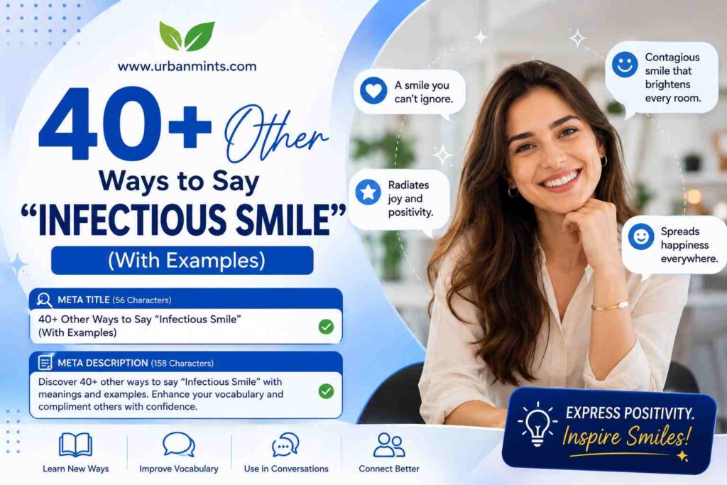 40+ Other Ways to Say “Infectious Smile” (With Examples)