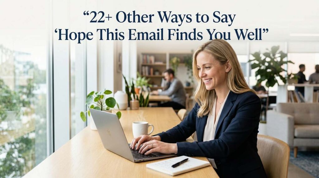22+ Other Ways to Say "Hope This Email Finds You Well" (With Examples)