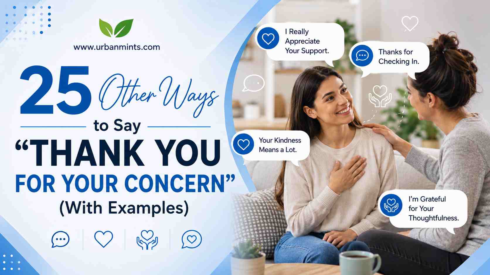 Other Ways to Say "Thank You for Your Concern"