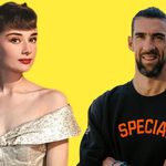 Audrey Hepburn and Michael Phelps