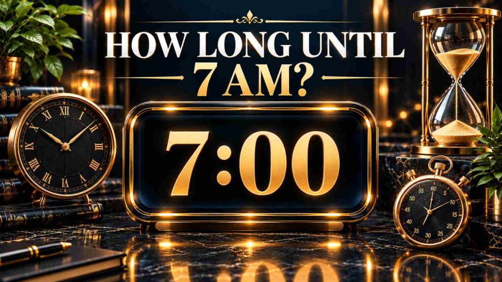 How Long Until 7 AM? See When the Morning Begins