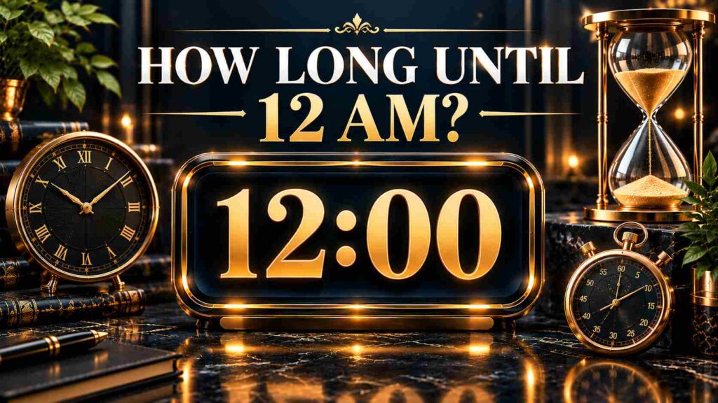 How Long Until 12 AM? Countdown to Midnight