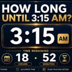 How Long Until 3:15 AM? | Countdown Timer