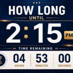 How Long Until 2:15? Live Countdown Timer