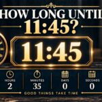 How Long Until 11:45? Calculate Your Countdown