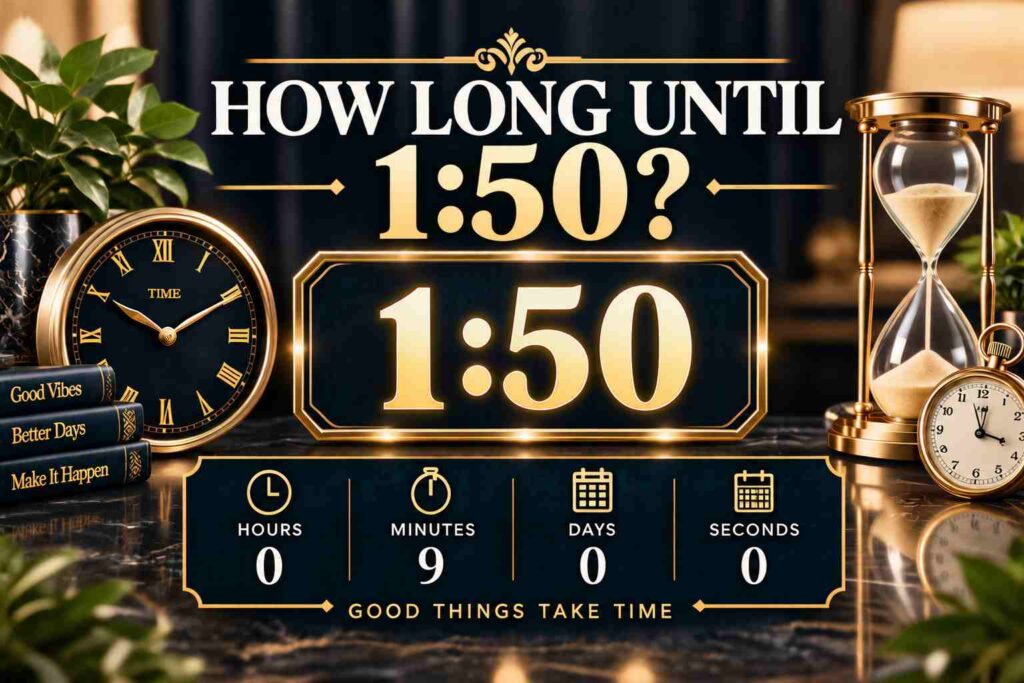 How Long Until 1:50? Discover the Exact Time Left