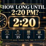How Long Until 2:20 PM? Check Your Time Remaining