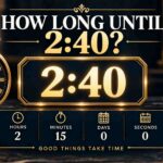 How Long Until 2:40? Track the Time Remaining