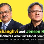 Dilip Shanghvi and Jensen Huang