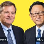 Richard Peery and Akio Toyoda