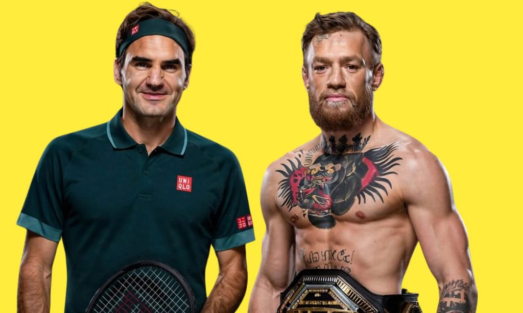 Roger Federer and Conor McGregor