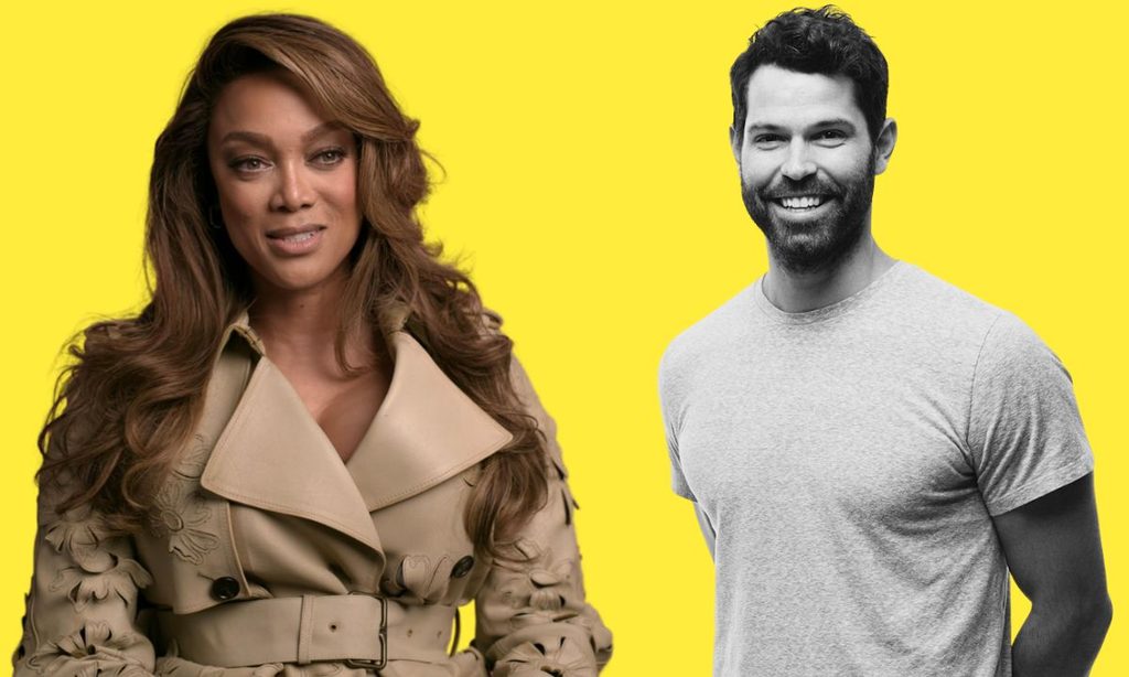 Tyra Banks and Greg Hayes