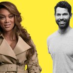 Tyra Banks and Greg Hayes