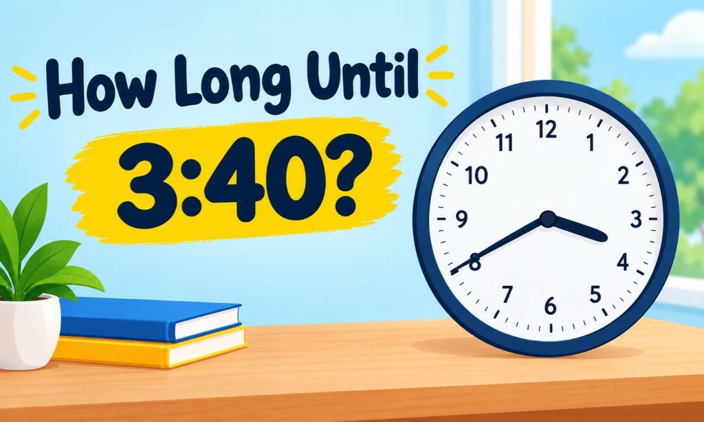 How Long Until 3:40?