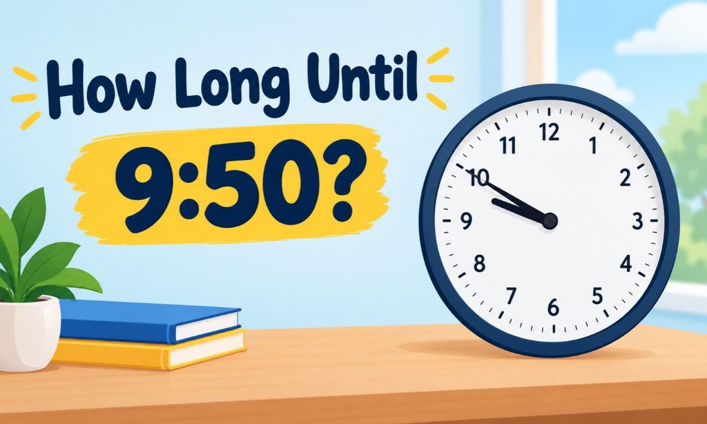 How Long Until 9:50?