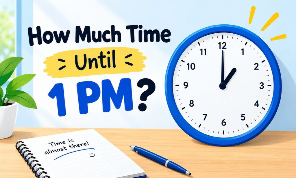 How Much Time Until 1 PM?